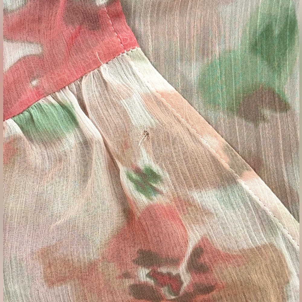 Calvin Klein Smocked Floral Maxi Dress - Picture 6 of 6